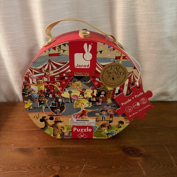 JONAD Other - Puzzle Circus Storage Box with Lock & Handle Children Toys Award. NEW SEALED